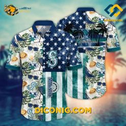 MLB Seattle Mariners Hawaiian Shirt Custom Island Escape