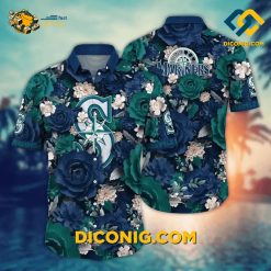 MLB Seattle Mariners Hawaiian Shirt Custom Oceanic Escape