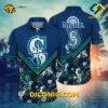 MLB Seattle Mariners Hawaiian Shirt Custom Sunset Palms
