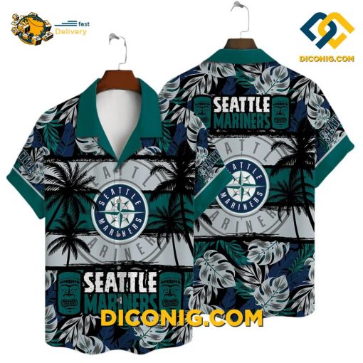 MLB Seattle Mariners Hawaiian Shirt Custom Sunset Shores