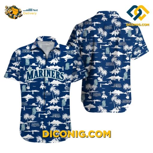 MLB Seattle Mariners Hawaiian Shirt Custom Surfside Vibes