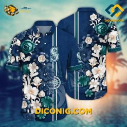 MLB Seattle Mariners Hawaiian Shirt Custom Tidal Wave