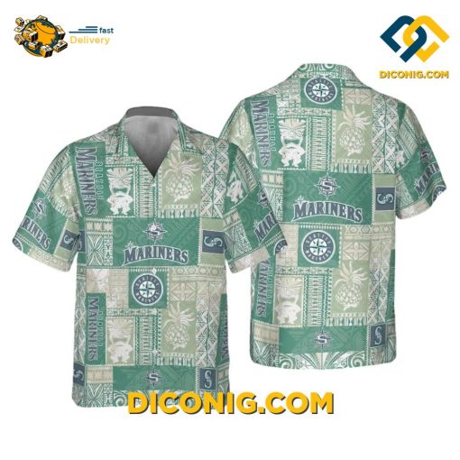 MLB Seattle Mariners Hawaiian Shirt Custom Tropical Escape