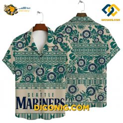 MLB Seattle Mariners Hawaiian Shirt Custom Tropical Palms