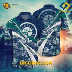 MLB Seattle Mariners Hawaiian Shirt Custom Tropical Surf
