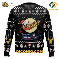 snoopy the charlie brown and snoopy show christmas ugly sweater