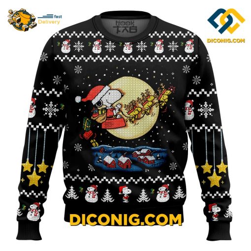 Snoopy The Charlie Brown and Snoopy Show Christmas Ugly Sweater