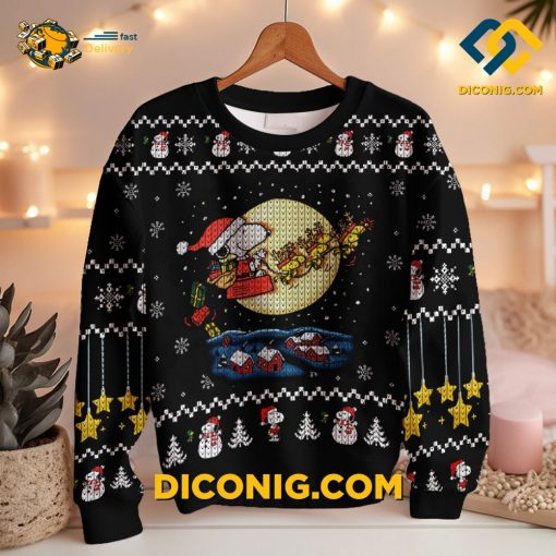 Snoopy The Charlie Brown and Snoopy Show Christmas Ugly Sweater