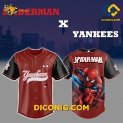 MLB Spider Man New York Yankees Epic Baseball Jersey