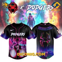 Spider Verse Dodgers Epic Baseball Jersey