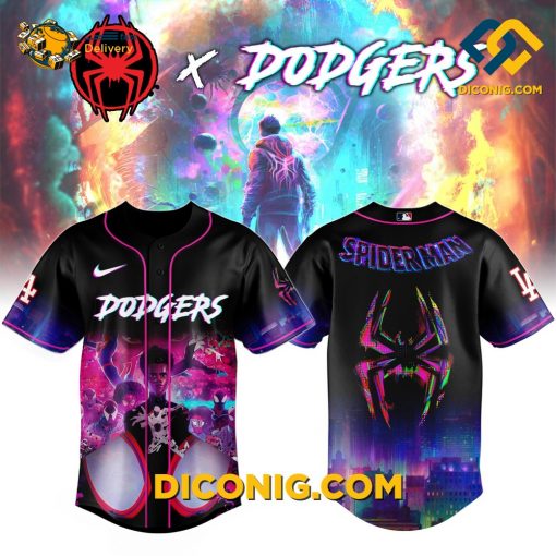 Spider Verse Dodgers Epic Baseball Jersey
