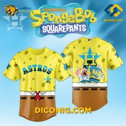 MLB  Spongebob Houston Astros Limited Edition Baseball Jersey
