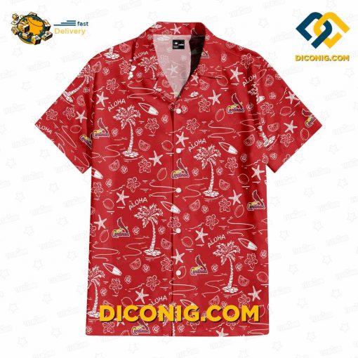 MLB St. Louis Cardinals Hawaiian Shirt Custom Aloha Paradise
