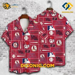 MLB St. Louis Cardinals Hawaiian Shirt Custom Baseball Blocks