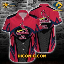 MLB St. Louis Cardinals Hawaiian Shirt Custom Bold Chevron