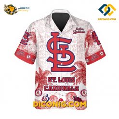 MLB St. Louis Cardinals Hawaiian Shirt Custom Ocean Waves