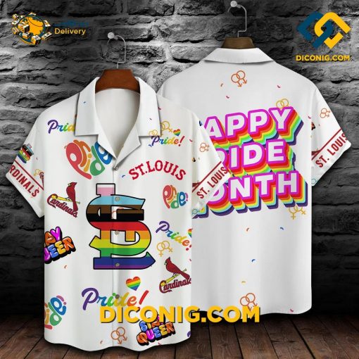 MLB St. Louis Cardinals Hawaiian Shirt Custom Pride Celebration