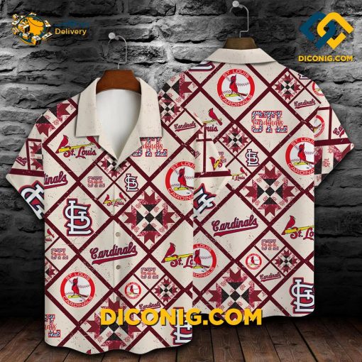 MLB St. Louis Cardinals Hawaiian Shirt Custom Quilt Patch