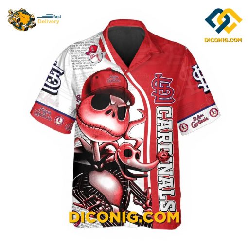 MLB St. Louis Cardinals Hawaiian Shirt Custom Skeleton Swagger