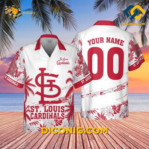 MLB St. Louis Cardinals Hawaiian Shirt Custom Tropical