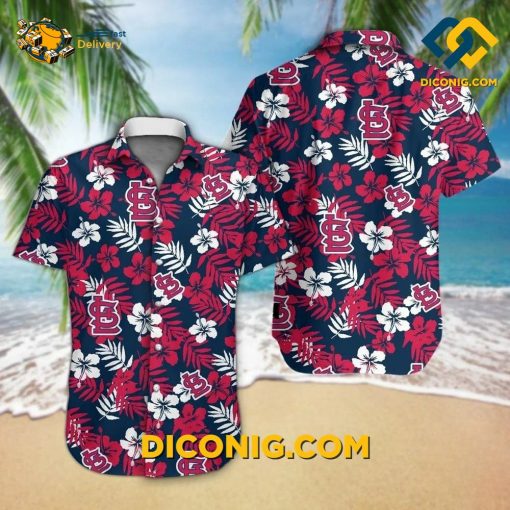 MLB St. Louis Cardinals Hawaiian Shirt Custom Tropical Floral