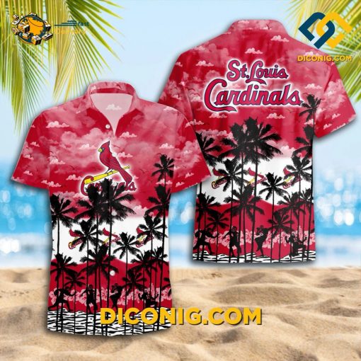 MLB St. Louis Cardinals Hawaiian Shirt Custom Tropical Paradise