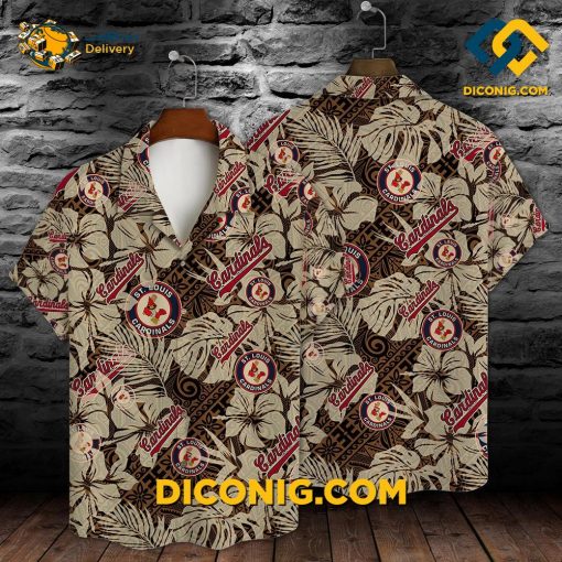 MLB St. Louis Cardinals Hawaiian Shirt Custom Tropical Tribal
