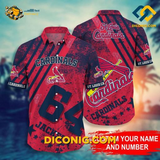 MLB St. Louis Cardinals Hawaiian Shirt Custom Vintage