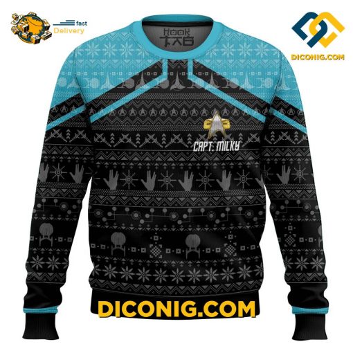 S.T Picard 2020 Blue Custom Ugly Christmas Sweater