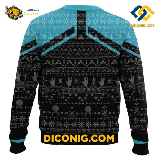 S.T Picard 2020 Blue Custom Ugly Christmas Sweater
