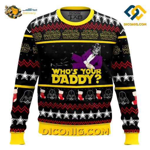 Star Wars Who’s Your Daddy Ugly Christmas Sweater