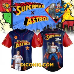MLB Superman Houston Astros Epic Baseball Jersey