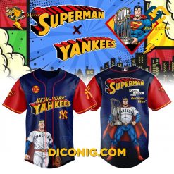 MLB Superman New York Yankees Epic Baseball Jersey