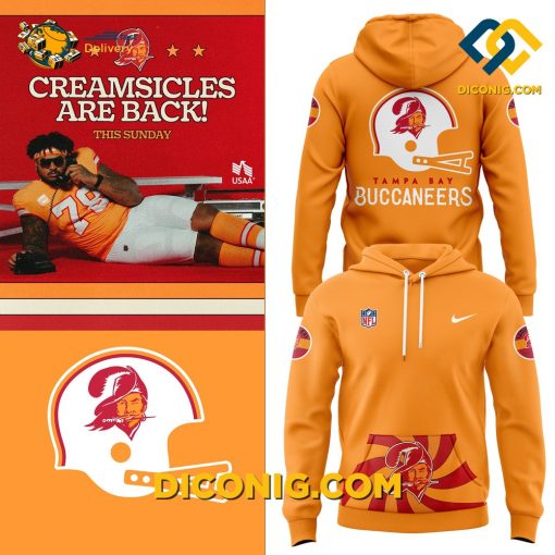 NFL Tampa Bay Buccaneers Throwback Creamsicle Hoodie Custom Shirt