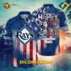 MLB Tampa Bay Rays Hawaiian Shirt Custom 4th of July Celebration