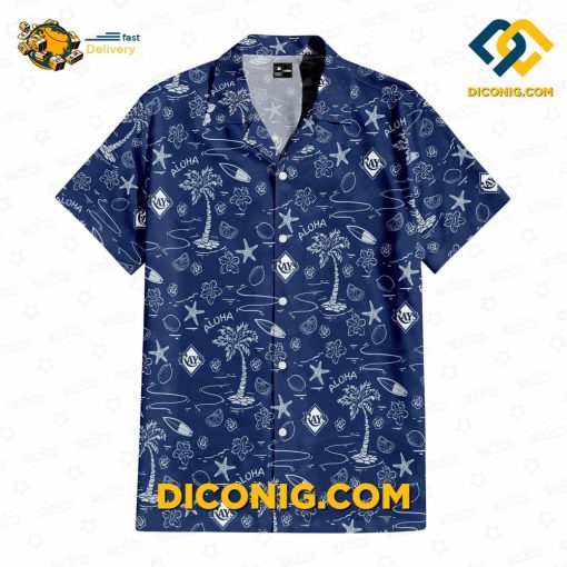MLB Tampa Bay Rays Hawaiian Shirt Custom Aloha Paradise