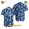 MLB Tampa Bay Rays Hawaiian Shirt Custom Blue Palm Paradise