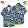 MLB Tampa Bay Rays Hawaiian Shirt Custom Blue Patchwork