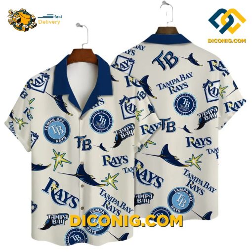 MLB Tampa Bay Rays Hawaiian Shirt Custom Classic Logo