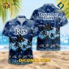 MLB Tampa Bay Rays Hawaiian Shirt Custom Coastal Clouds