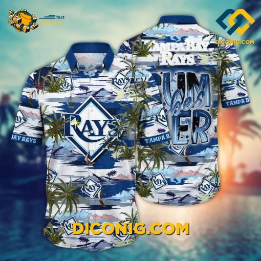 MLB Tampa Bay Rays Hawaiian Shirt Custom Endless Summer