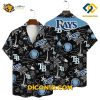 MLB Tampa Bay Rays Hawaiian Shirt Custom Midnight Tropics