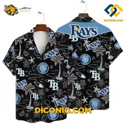tampa bay rays hawaiian shirt midnight tropics