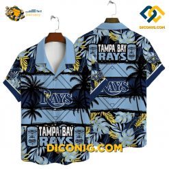 tampa bay rays hawaiian shirt palm paradise