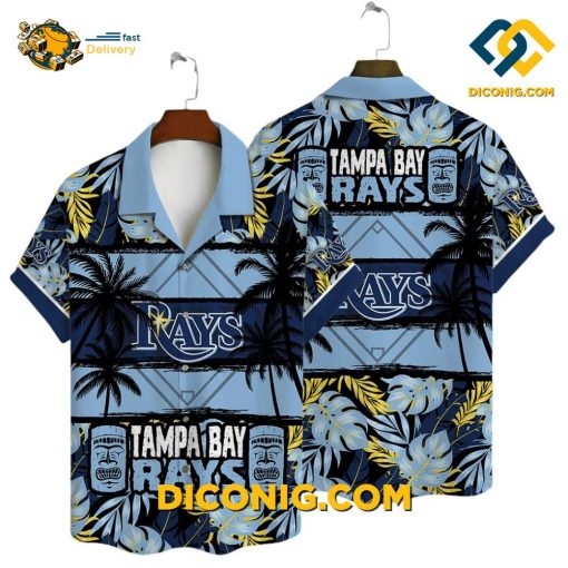 MLB Tampa Bay Rays Hawaiian Shirt Custom Palm Paradise