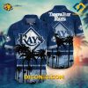 MLB Tampa Bay Rays Hawaiian Shirt Custom Sunset Palms