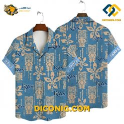 tampa bay rays hawaiian shirt tiki icon