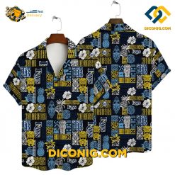 tampa bay rays hawaiian shirt tribal patchwork