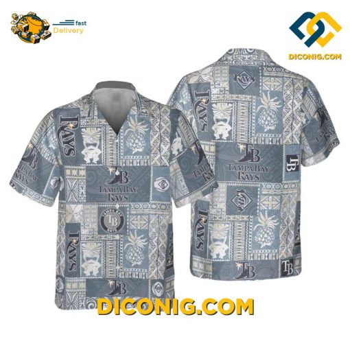 MLB Tampa Bay Rays Hawaiian Shirt Custom Vintage Pineapple