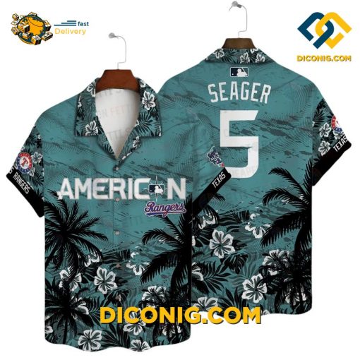 MLB Texas Rangers Hawaiian Shirt Custom Corey Seager